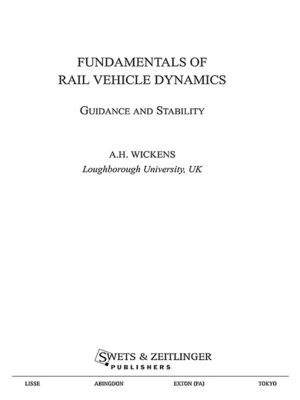 cover image of Fundamentals of Rail Vehicle Dynamics
